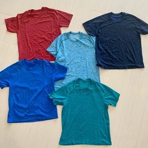 Lot of 5 Men’s Lululemon Shirts, size M, used